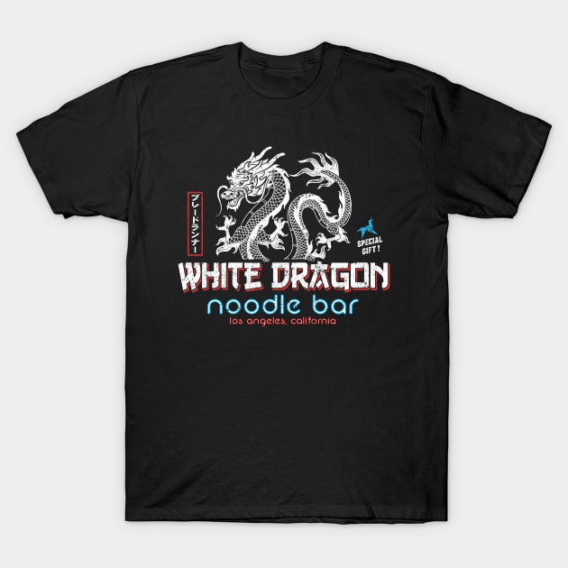 White Dragon noodle bar T-Shirt by OniSide